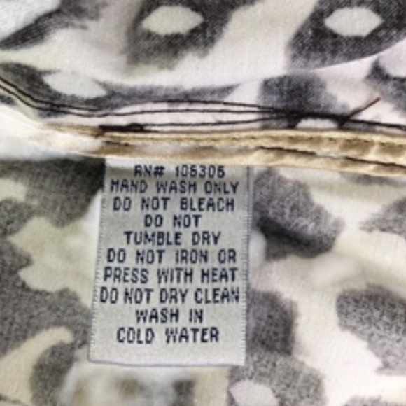 Just B Zip/Snap Drawstring Collar Animal Print Wide Sleeve Jacket Size L - Picture 9 of 12